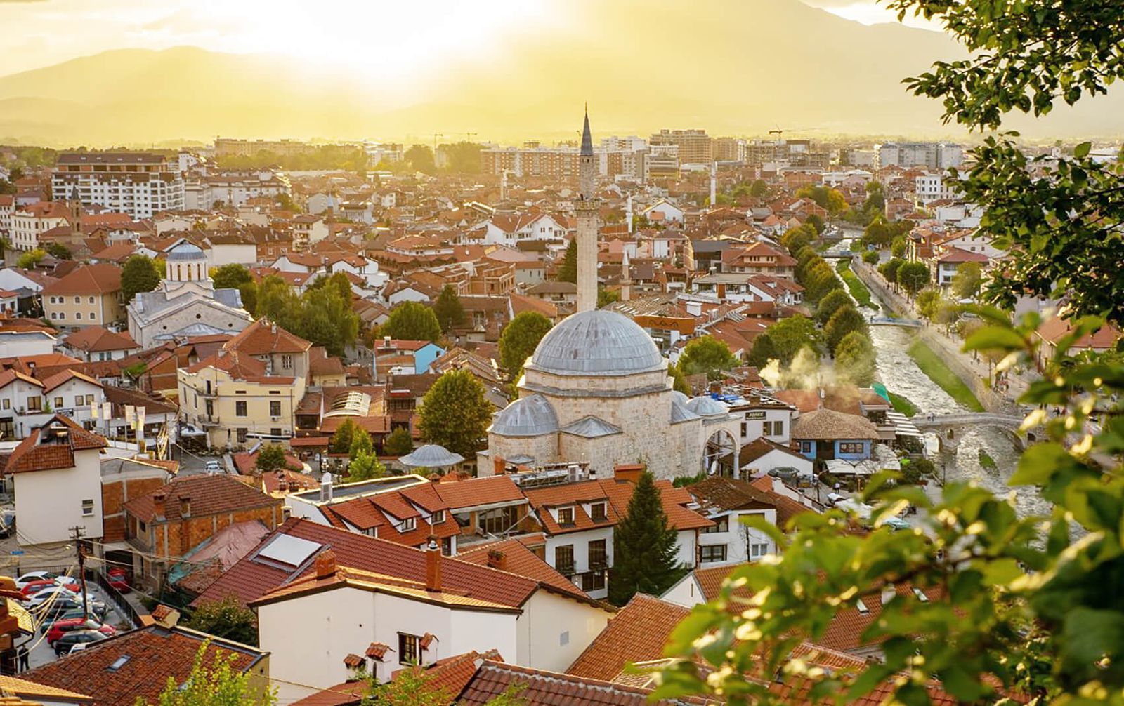 Blick über Prishtina
